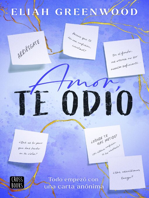 Cover image for Amor, te odio